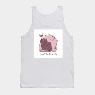 pig with wine Tank Top